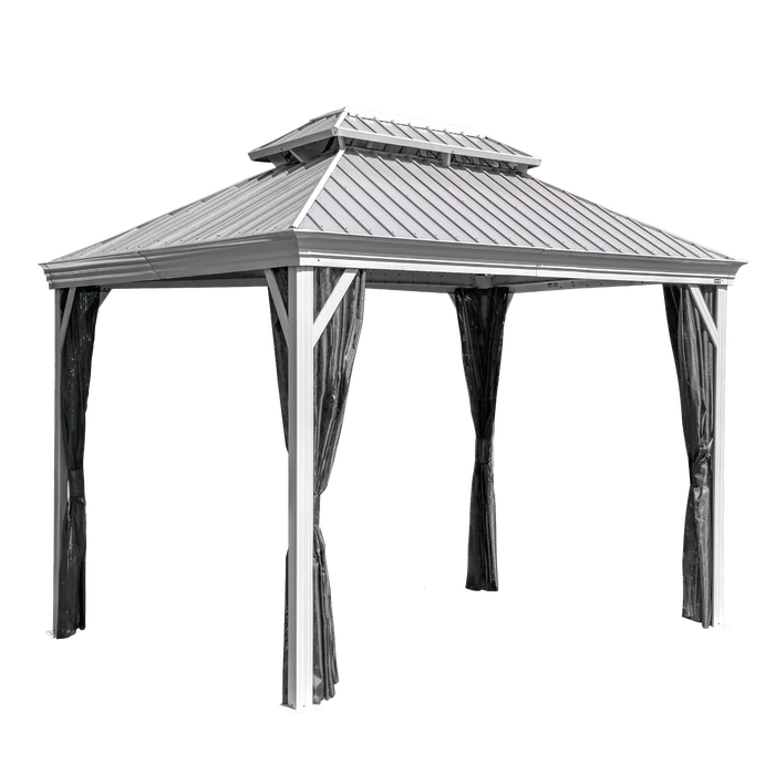 Sojag Monaco Champagne 12 Ft. X 14 Ft. Gazebo 3 Sojag Monaco Champagne 12 Ft. X 14 Ft. Gazebo