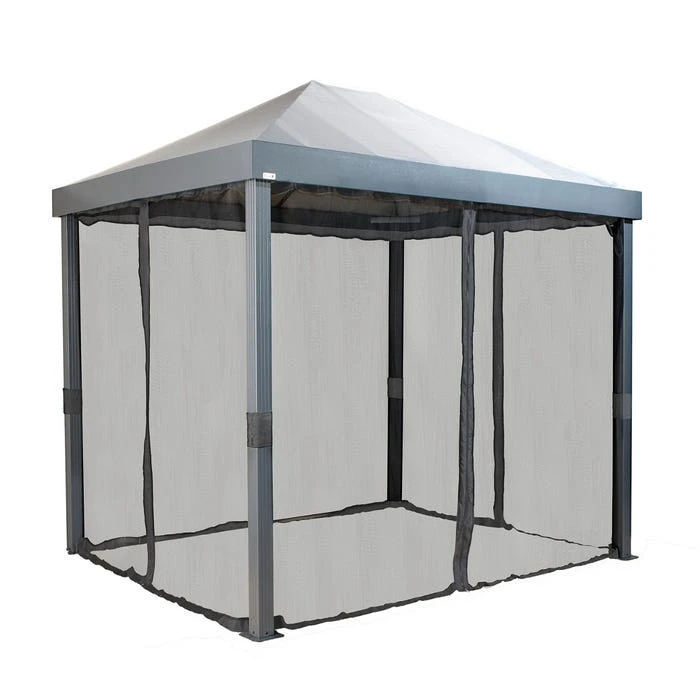 Monteserra 10 X 12 Ft. Gazebo, Dark Grey 6 Monteserra 10 X 12 Ft. Gazebo, Dark Grey - Image 4