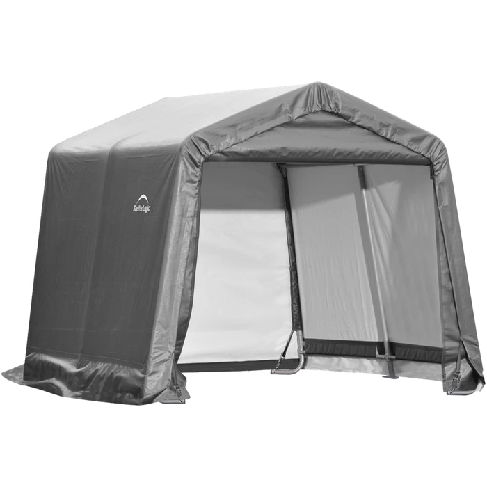 ShelterLogic Shed-in-a-Box® 10 Ft. X 10 Ft. X 8 Ft. Gray 3 ShelterLogic Shed-in-a-Box® 10 Ft. X 10 Ft. X 8 Ft. Gray