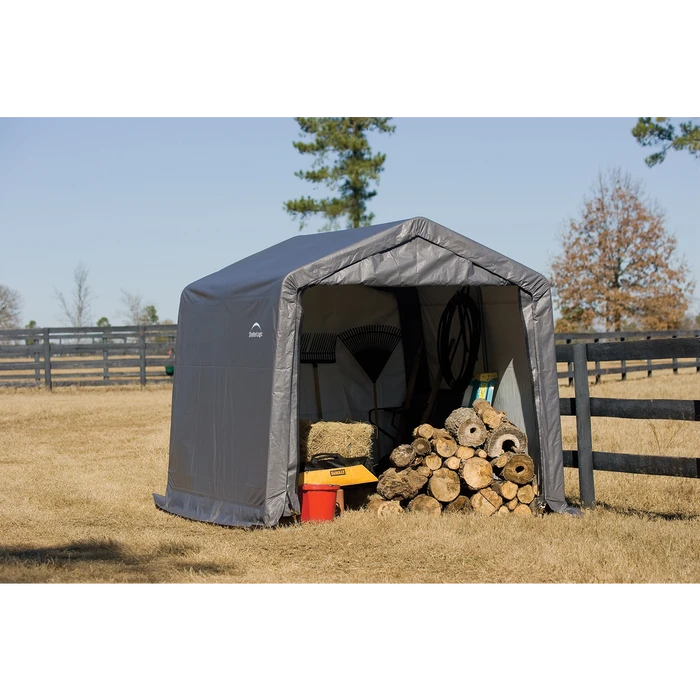 ShelterLogic Shed-in-a-Box® 10 Ft. X 10 Ft. X 8 Ft. Gray 5 ShelterLogic Shed-in-a-Box® 10 Ft. X 10 Ft. X 8 Ft. Gray - Image 3