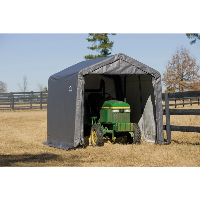 ShelterLogic Shed-in-a-Box® 10 Ft. X 10 Ft. X 8 Ft. Gray 6 ShelterLogic Shed-in-a-Box® 10 Ft. X 10 Ft. X 8 Ft. Gray - Image 4