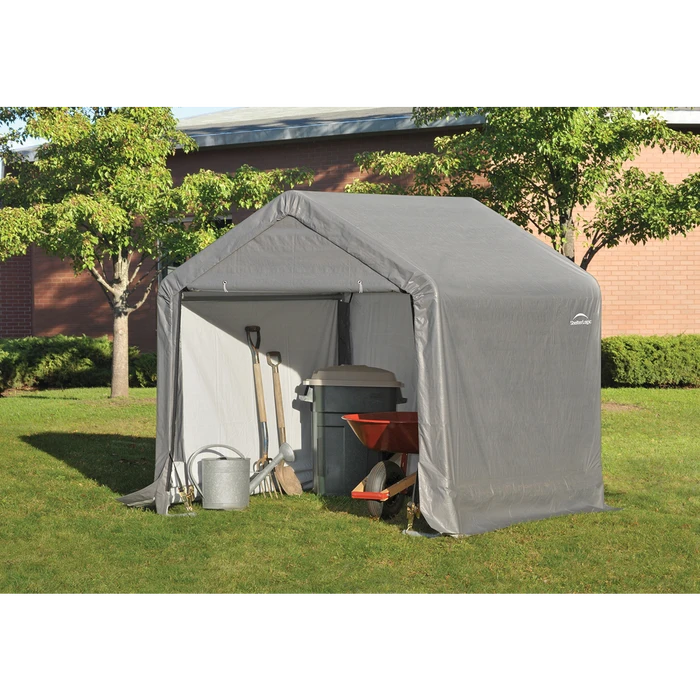 ShelterLogic Shed-in-a-Box® 6 Ft. X 6 Ft. X 6 Ft. Gray 5 ShelterLogic Shed-in-a-Box® 6 Ft. X 6 Ft. X 6 Ft. Gray - Image 3