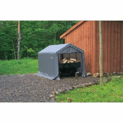 ShelterLogic Shed-in-a-Box® 6 Ft. X 12 Ft. X 8 Ft. Gray 9 ShelterLogic Shed-in-a-Box® 6 Ft. X 12 Ft. X 8 Ft. Gray -Shelterlogic 70413 3