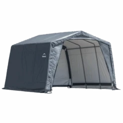 ShelterLogic Shed-in-a-Box XT 12 X 12 X 9.5 Ft Peak Gray