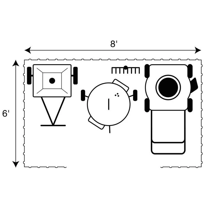 Arrow Select Steel Storage Shed, 8x6, Charcoal 16 Arrow Select Steel Storage Shed, 8x6, Charcoal - Image 14