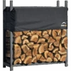 ShelterLogic Ultra Duty Firewood Rack With Cover, 4 Ft. 1 ShelterLogic Ultra Duty Firewood Rack With Cover, 4 Ft. -Shelterlogic 90474