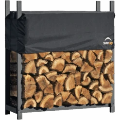 ShelterLogic Ultra Duty Firewood Rack With Cover, 4 Ft.