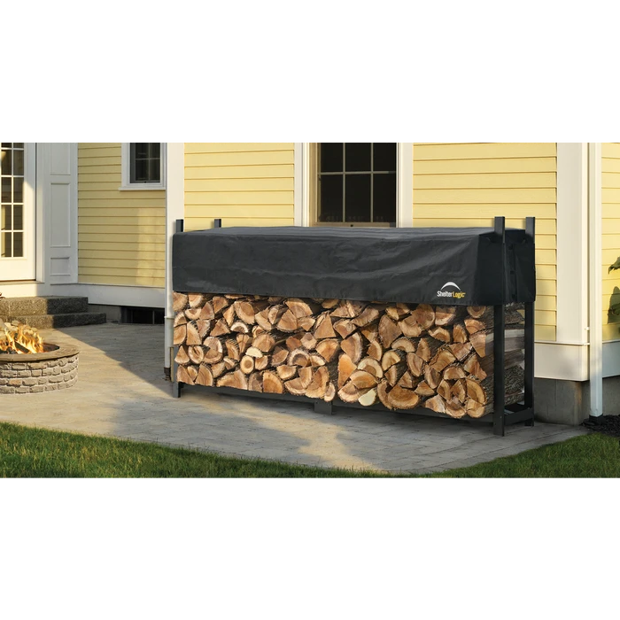ShelterLogic Ultra Duty Firewood Rack With Cover, 8 Ft. 4 ShelterLogic Ultra Duty Firewood Rack With Cover, 8 Ft. - Image 2