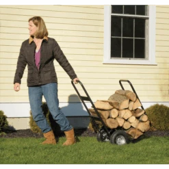 ShelterLogic Haul-It Wood Mover Rolling Firewood Cart -Shelterlogic 90490 3