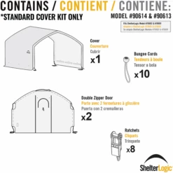 ShelterLogic Replacement Cover Kit For The AccelaFrame™ HD Greenhouse 11 ShelterLogic Replacement Cover Kit For The AccelaFrame™ HD Greenhouse -Shelterlogic 90614 4 2