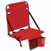 BLEACHER BOSS BUD STADIUM SEAT W/ POUCH RED 2 BLEACHER BOSS BUD STADIUM SEAT W/ POUCH RED -Shelterlogic BBC101 414 1 1
