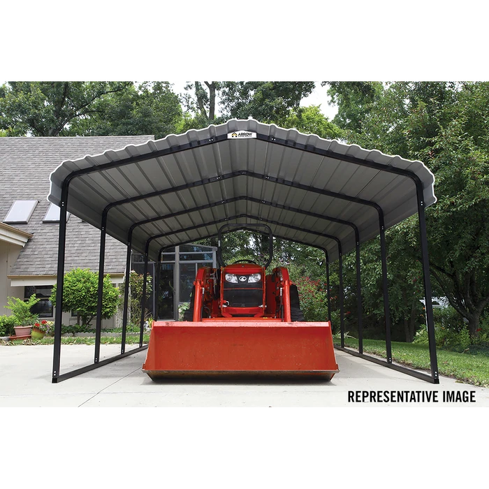 Arrow Carport, 12 Ft. X 38 Ft. X 7 Ft. Eggshell 13 Arrow Carport, 12 Ft. X 38 Ft. X 7 Ft. Eggshell - Image 11