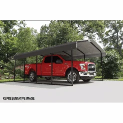 Arrow Carport, 10 Ft. X 60 Ft. X 7 Ft. Charcoal 19 Arrow Carport, 10 Ft. X 60 Ft. X 7 Ft. Charcoal -Shelterlogic CPHC106007 2