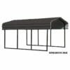 Arrow Carport, 10 Ft. X 69 Ft. X 7 Ft. Charcoal 1 Arrow Carport, 10 Ft. X 69 Ft. X 7 Ft. Charcoal -Shelterlogic CPHC106907