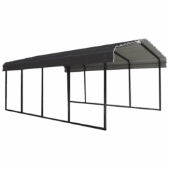 Arrow Carport, 12 Ft. X 20 Ft. X 7 Ft. Charcoal