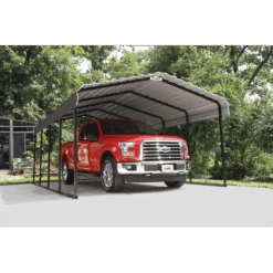Arrow Carport, 12 Ft. X 20 Ft. X 7 Ft. Charcoal 21 Arrow Carport, 12 Ft. X 20 Ft. X 7 Ft. Charcoal -Shelterlogic CPHC122007 4