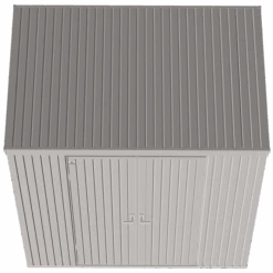 Arrow Elite Steel Storage Shed, 10x4, Cool Grey 11 Arrow Elite Steel Storage Shed, 10x4, Cool Grey -Shelterlogic a76n5vretaq0vvfmizgr