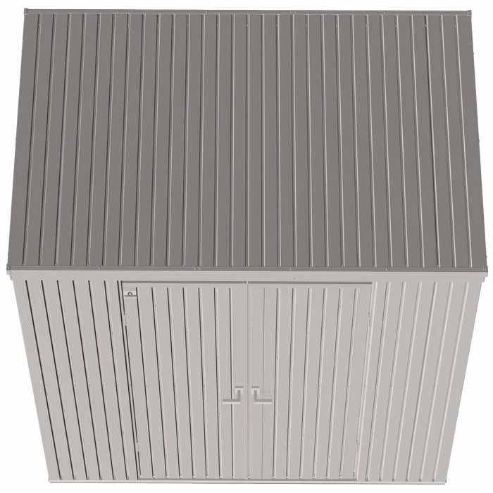 Arrow Elite Steel Storage Shed, 10x4, Cool Grey 5 Arrow Elite Steel Storage Shed, 10x4, Cool Grey - Image 3