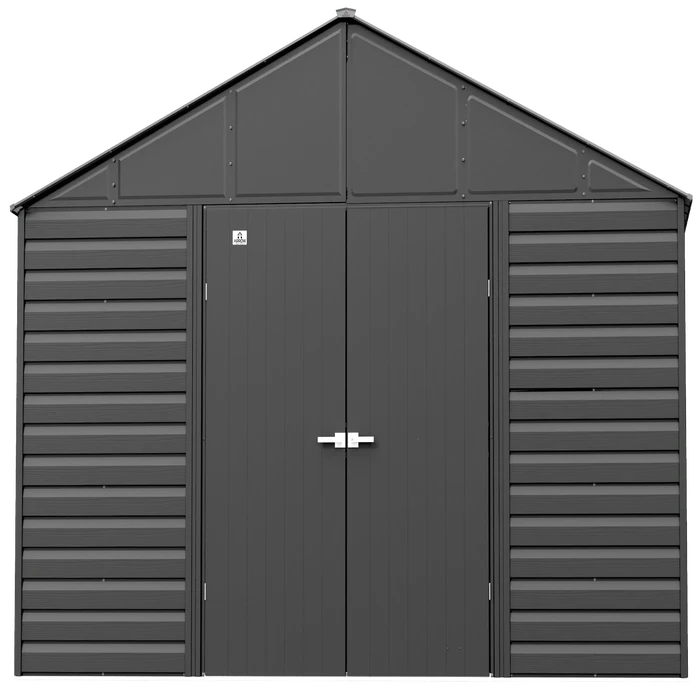 Arrow Select Steel Storage Shed, 12x17, Charcoal 4 Arrow Select Steel Storage Shed, 12x17, Charcoal - Image 2