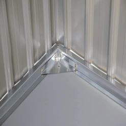 Arrow Cover-IT 6x4 Ft. Grey Metal Shed 26 Arrow Cover-IT 6x4 Ft. Grey Metal Shed -Shelterlogic anzoqiwnpg9iebdpllsr