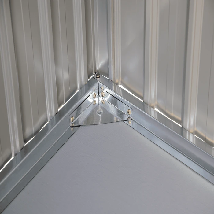 Arrow Cover-IT 6x4 Ft. Grey Metal Shed 12 Arrow Cover-IT 6x4 Ft. Grey Metal Shed - Image 10