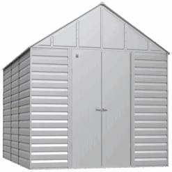 Arrow Select Steel Storage Shed, 12x17, Flute Grey