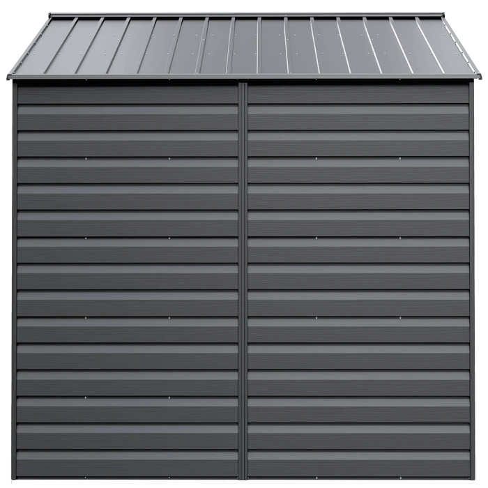 Arrow Select Steel Storage Shed, 14x12, Charcoal 6 Arrow Select Steel Storage Shed, 14x12, Charcoal - Image 4