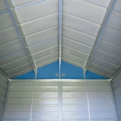 Arrow Select Steel Storage Shed, 14x17, Blue Grey 27 Arrow Select Steel Storage Shed, 14x17, Blue Grey -Shelterlogic azvea6mnfrvam3io1iu9 2