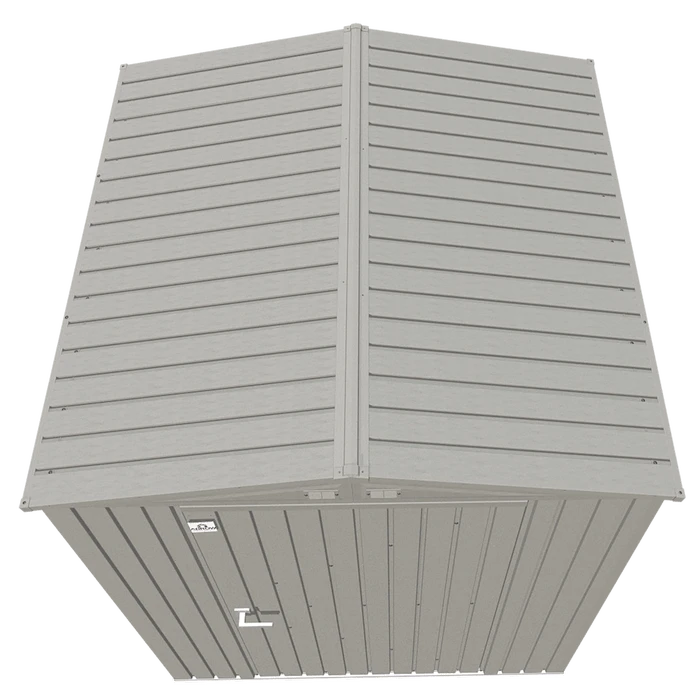 Arrow Elite Steel Storage Shed, 6x6, Cool Grey 5 Arrow Elite Steel Storage Shed, 6x6, Cool Grey - Image 3