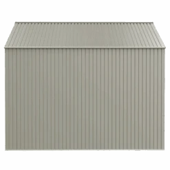 Arrow Elite Steel Storage Shed, 14x14, Cool Grey 12 Arrow Elite Steel Storage Shed, 14x14, Cool Grey -Shelterlogic bh0du2vwrz11vv1mhuh5