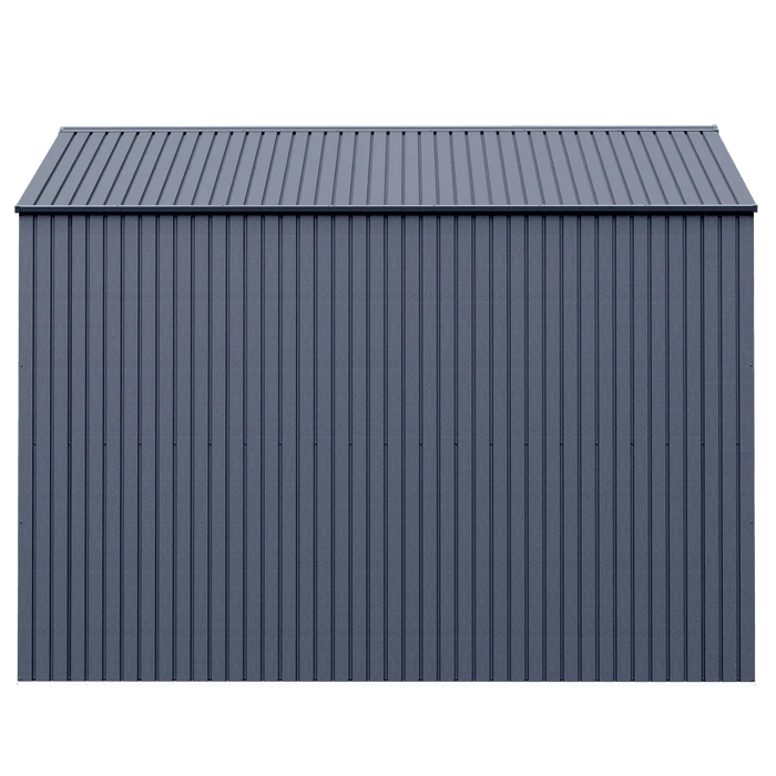 Arrow Elite Steel Storage Shed, 10x14, Anthracite 6 Arrow Elite Steel Storage Shed, 10x14, Anthracite - Image 4