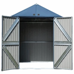 Arrow Elite Shed 8x6 Ft. Blue-Grey Metal Shed 21 Arrow Elite Shed 8x6 Ft. Blue-Grey Metal Shed -Shelterlogic buvidqrn4ckisatezp0g