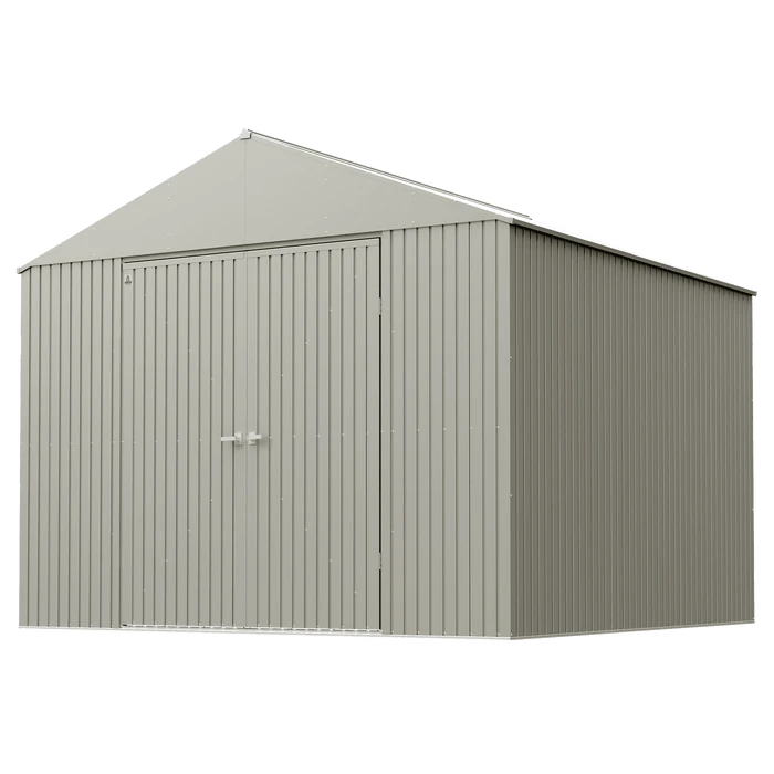 Arrow Elite Steel Storage Shed, 14x14, Cool Grey 4 Arrow Elite Steel Storage Shed, 14x14, Cool Grey - Image 2