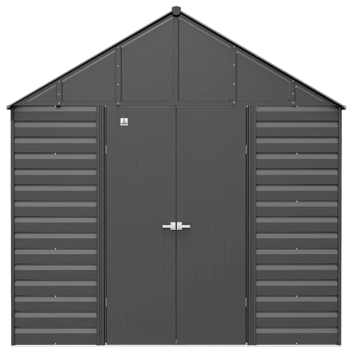 Arrow Select Steel Storage Shed, 12x12, Charcoal 4 Arrow Select Steel Storage Shed, 12x12, Charcoal - Image 2