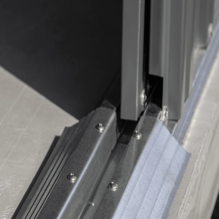 Arrow Classic Steel Storage Shed, 6X6, Charcoal 14 Arrow Classic Steel Storage Shed, 6X6, Charcoal - Image 12