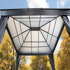 Cambridge Hardtop Gazebo, 10 Ft. X 12 Ft. 13 Cambridge Hardtop Gazebo, 10 Ft. X 12 Ft. -Shelterlogic cambridge plafond 2