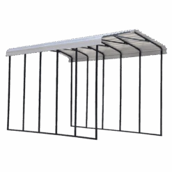 Arrow RV Carport, 14 Ft. X 24 Ft. X 14 Ft. Eggshell