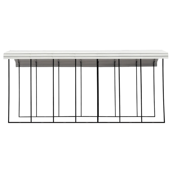 Arrow RV Carport, 14 Ft. X 33 Ft. X 14 Ft. Eggshell 5 Arrow RV Carport, 14 Ft. X 33 Ft. X 14 Ft. Eggshell - Image 3