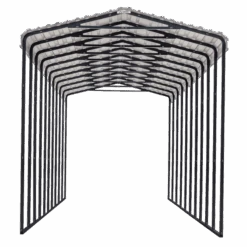 Arrow RV Carport, 14 Ft. X 47 Ft. X 14 Ft. Charcoal 9 Arrow RV Carport, 14 Ft. X 47 Ft. X 14 Ft. Charcoal -Shelterlogic carportprogram cph144714 cphc144714 silo image 03