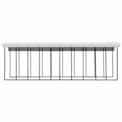 Arrow RV Carport, 14 Ft. X 47 Ft. X 14 Ft. Eggshell -Shelterlogic carportprogram cph144714 silo image 02