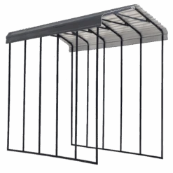 Arrow RV Carport, 14 Ft. X 24 Ft. X 14 Ft. Charcoal
