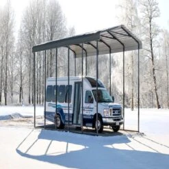 Arrow RV Carport, 14 Ft. X 29 Ft. X 14 Ft. Charcoal 13 Arrow RV Carport, 14 Ft. X 29 Ft. X 14 Ft. Charcoal -Shelterlogic carportprogram cphc142914 image 01