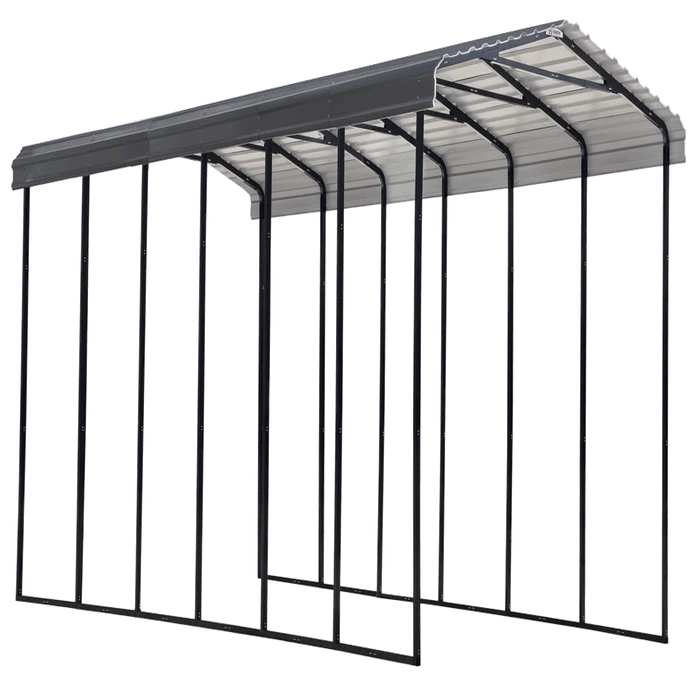 Arrow RV Carport, 14 Ft. X 29 Ft. X 14 Ft. Charcoal 3 Arrow RV Carport, 14 Ft. X 29 Ft. X 14 Ft. Charcoal