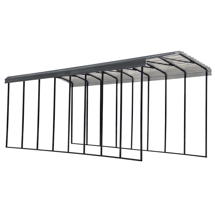 Arrow RV Carport, 14 Ft. X 38 Ft. X 14 Ft. Charcoal 3 Arrow RV Carport, 14 Ft. X 38 Ft. X 14 Ft. Charcoal
