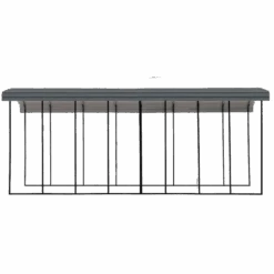 Arrow RV Carport, 14 Ft. X 38 Ft. X 14 Ft. Charcoal 7 Arrow RV Carport, 14 Ft. X 38 Ft. X 14 Ft. Charcoal -Shelterlogic carportprogram cphc143814 silo image 02