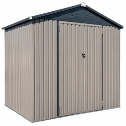 Arrow Cover-IT 8x6 Ft. Grey Metal Shed