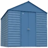 Arrow Select Steel Storage Shed, 14x17, Blue Grey -Shelterlogic ch5nx9rowljo457oxfuy