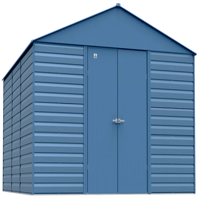 Arrow Select Steel Storage Shed, 14x17, Blue Grey 3 Arrow Select Steel Storage Shed, 14x17, Blue Grey