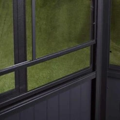 Charleston Solarium Wall Unit, 10 Ft. X 16 Ft. Dark Gray 10 Charleston Solarium Wall Unit, 10 Ft. X 16 Ft. Dark Gray -Shelterlogic charleston detail image 03 2