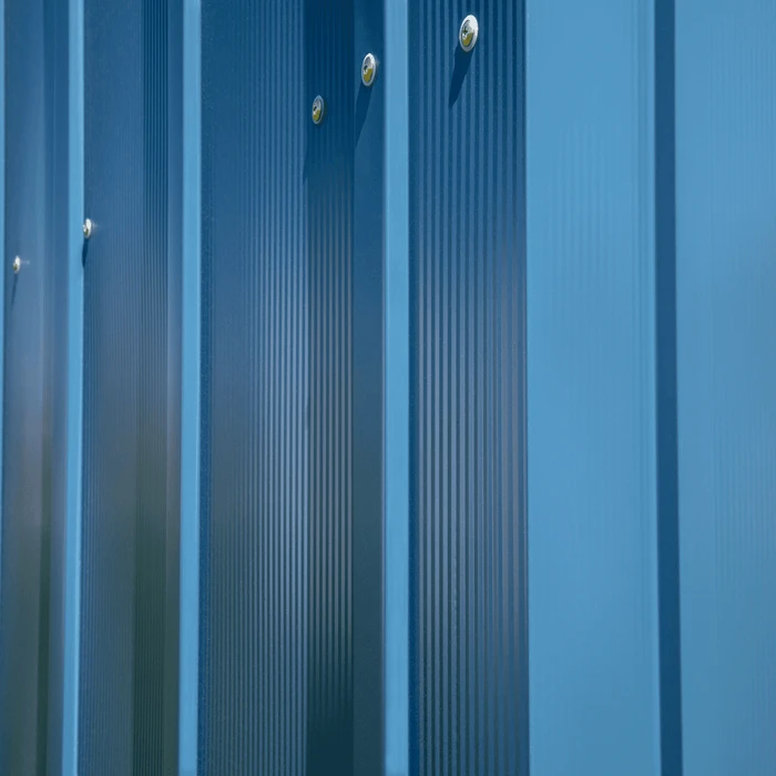 Arrow Classic Steel Storage Shed, 10X7, Blue Grey 9 Arrow Classic Steel Storage Shed, 10X7, Blue Grey - Image 7